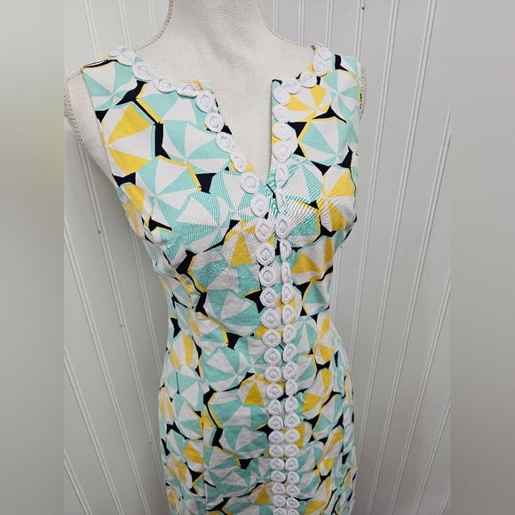 Umbrella Patterned Sleeveless Dress Crown And Ivy 4 - Picture 2 of 4